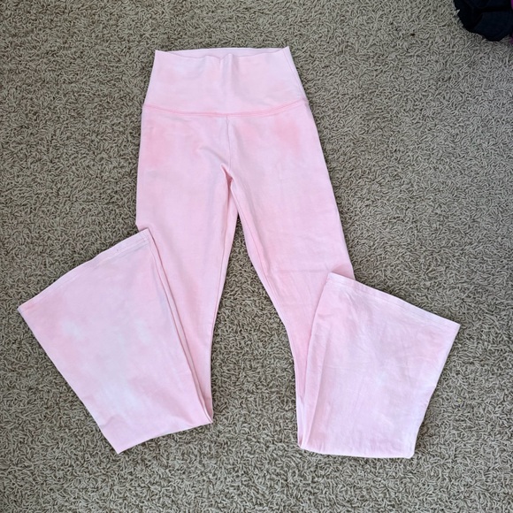 Offline By Aerie Pink Yoga Pants XS Slight Marble Pink Very Soft NWOT - Picture 4 of 4